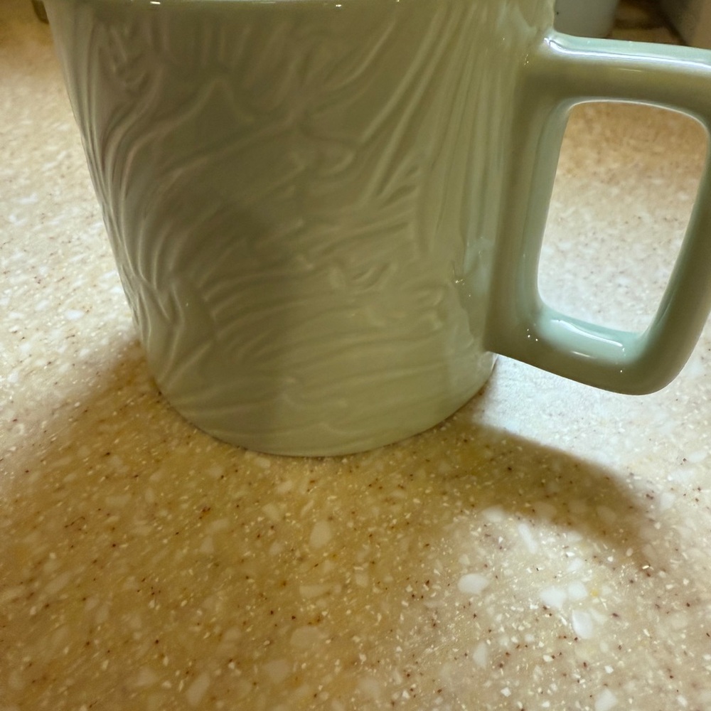 Starbucks Green Ceramic Mug with Swirling Design - Picture 4 of 7